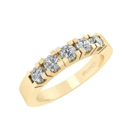 Alliance 14 Karat Guld Ring fra Smykkekæden med Diamanter 0,50 Carat TW/SI