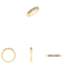 Alliance 14 Karat Guld Ring fra Smykkekæden med Diamanter 0,50 Carat TW/SI