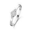 Ascot 14 Karat Hvidguld Ring fra Spirit Icons med Brillanter 0,15 Carat W/VS