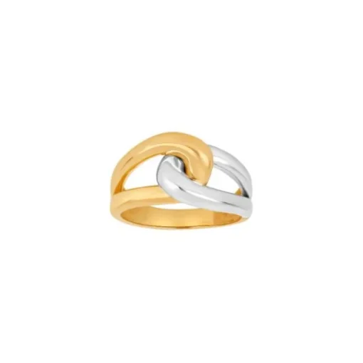 Bicolor 14 Karat Guld Ring fra Nordahl Andersen
