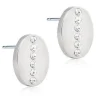 Blomdahl Brillance Oval Titanium Øreringe 15-1241-01