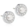 Blomdahl Halo Titanium Ørestikker med Swarovski Krystaller