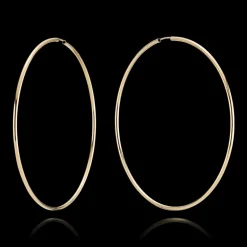 BNH Creol 2,0/13 Mm Øreringe i Forgyldt Sølv SCRF20013