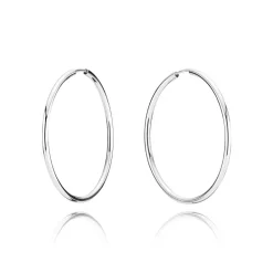 BNH Creol 2,0/30 Mm Sterling Sølv Øreringe SCR20030