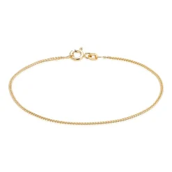 BNH Panser Facet 14 Karat Guld Armbånd P14045CH 0,45 mm
