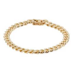 BNH Panser Facet Armbånd i 8 Karat Guld P8165-H 1,65 mm