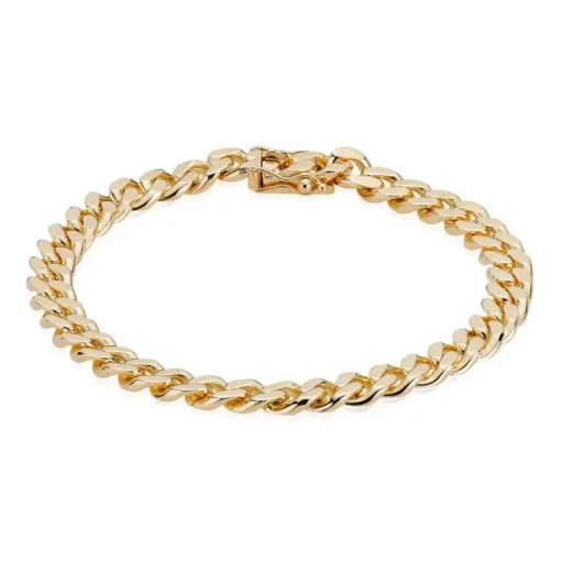 BNH Panser Facet Armbånd i 8 Karat Guld P8165-H 1,65 mm