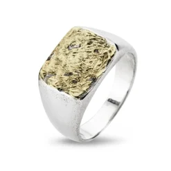 By Birdie Cushion Sterling Sølv Herrering 50110190G