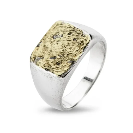 By Birdie Cushion Sterling Sølv Herrering 50110190G