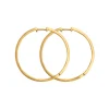 byBiehl Grace Hoop X-large Forgyldt Metalblanding Øreringe
