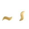 byBiehl Wave Stud Øreringe i Forgyldt Sølv 4-4024-GP