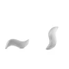 byBiehl Wave Stud Øreringe i Sterling Sølv 4-4024-R