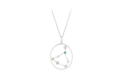 Capricorn Necklace Sterling Sølv Halskæde fra Pernille Corydon med Sten