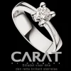 Carat Ring 0,35 ct. i 14 Karat Hvidguld fra Scrouples