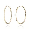 Creol Twist 1,8/30 Mm Forgyldt Sølv Øreringe fra BNH