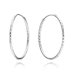 Creol Twist 1,8/30 Mm Sterling Sølv Øreringe fra BNH