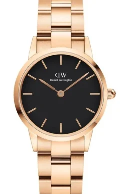 Daniel Wellington Iconic Link 28MM Rose Black ADW00100214 Ur til Dame