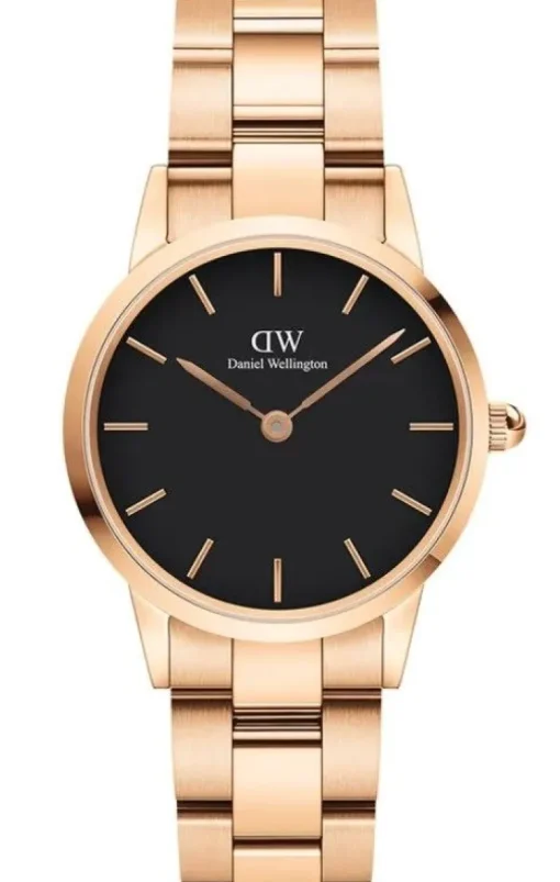 Daniel Wellington Iconic Link 28MM Rose Black ADW00100214 Ur til Dame