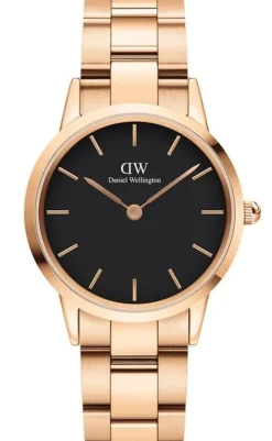 Daniel Wellington Iconic Link 32MM Rose Black ADW00100212 Ur til Dame