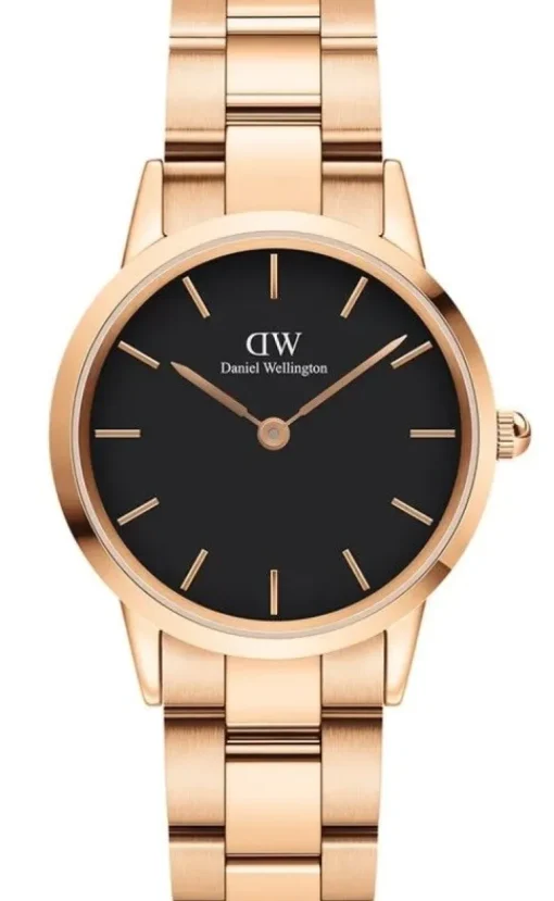 Daniel Wellington Iconic Link 32MM Rose Black ADW00100212 Ur til Dame