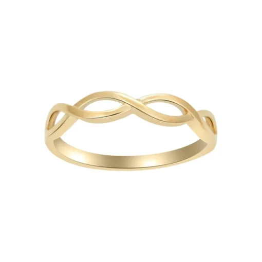 Flettet 8 Karat Guld Ring fra Nordahl Andersen 14216203