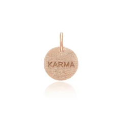 Frk Lisberg Karma Vedhæng i Rosaforgyldt Sølv 5516-ROSA