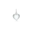 Frk Lisberg Stone Heart Sterling Sølv Vedhæng med Hvid Kvarts