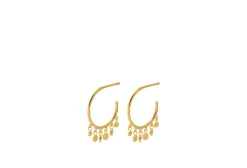 Glow Earrings Forgyldt Sølv Øreringe fra Pernille Corydon
