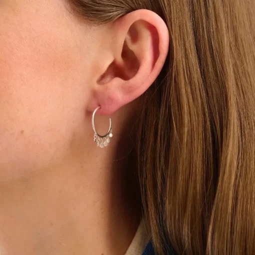 Glow Earrings Sterling Sølv Øreringe fra Pernille Corydon