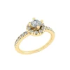 Henrik Ørsnes Design 14 Karat Guld Ring med Diamanter 0,92 Carat W/SI