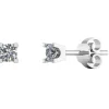 Henrik Ørsnes Design 14 Karat Hvidguld Øreringe med Brillanter 0,10 Carat W/SI