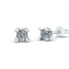 Henrik Ørsnes Design 14 Karat Hvidguld Ørestikker med Brillanter 0,30 Carat TW/SI