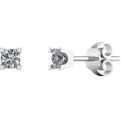 Henrik Ørsnes Design 14 Karat Hvidguld Øreringe med Brillanter 0,20 Carat TW/SI