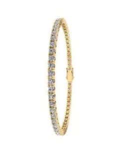 Henrik Ørsnes Design Tennis Armbånd i 14 Karat Guld med Brillanter 9,30 Carat TW/SI