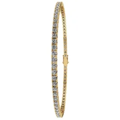 Henrik Ørsnes Design Tennis 14 Karat Guld Armbånd med Brillanter 1,60 Carat W/SI
