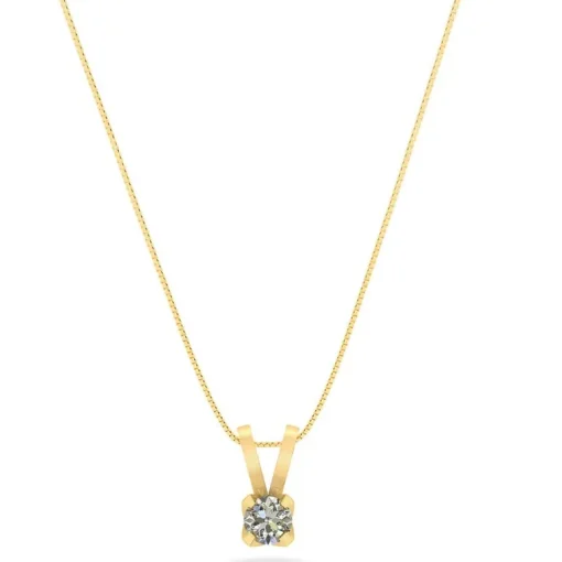 Henrik Ørsnes Design Vedhæng i 14 Karat Guld med Diamant 0,20 Carat TW/SI