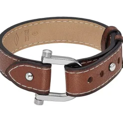 Heritage Læder Herrearmbånd fra Fossil JF04397040
