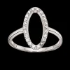 Hjerter Rhodineret Sølv Ring fra Scrouples 724812