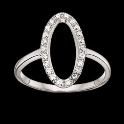 Hjerter Rhodineret Sølv Ring fra Scrouples 724812