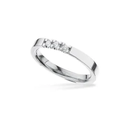 I Love Sterling Sølv Ring fra Scrouples med Diamanter 0,09 Carat W/P1