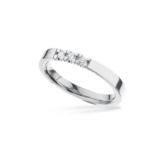 I Love Sterling Sølv Ring fra Scrouples med Diamanter 0,09 Carat W/P1