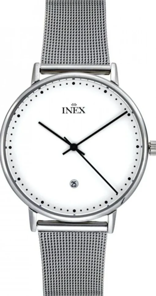 Inex Mens White And Silver Ur A69468-1S0P