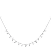 Jungle Vine Sparkle Sterling Sølv Halskæde fra byBiehl