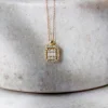 18 Karat Guld Halskæde fra Henrik Ørsnes Design med Diamanter 0,24 Carat TW/SI
