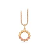 14 Karat Guld Vedhæng fra Scrouples med Pink Safir