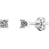 14 Karat Hvidguld Øreringe fra Smykkekæden med Brillanter 0,40 Carat TW/SI