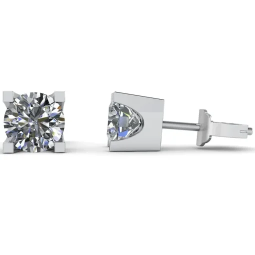 14 Karat Hvidguld Øreringe fra Henrik Ørsnes Design med Diamanter 1,40 Carat TW/SI