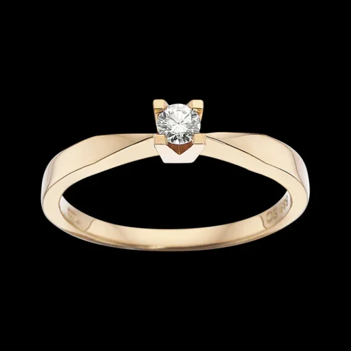 Kleopatra Ring 0,10 ct. i 14 Karat Guld fra Scrouples