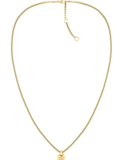 Layered Pendants Guld Double Halskæde fra Tommy Hilfiger