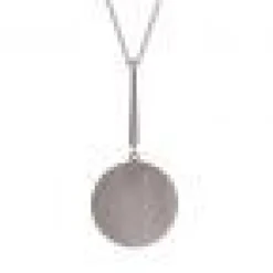 Long Coin Necklace Sterling Sølv Halskæde fra Pernille Corydon